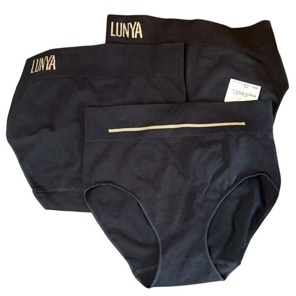 Lunya Seamless Modal Hipster 3 Pair all Size XS NWT All Black - Picture 7 of 8